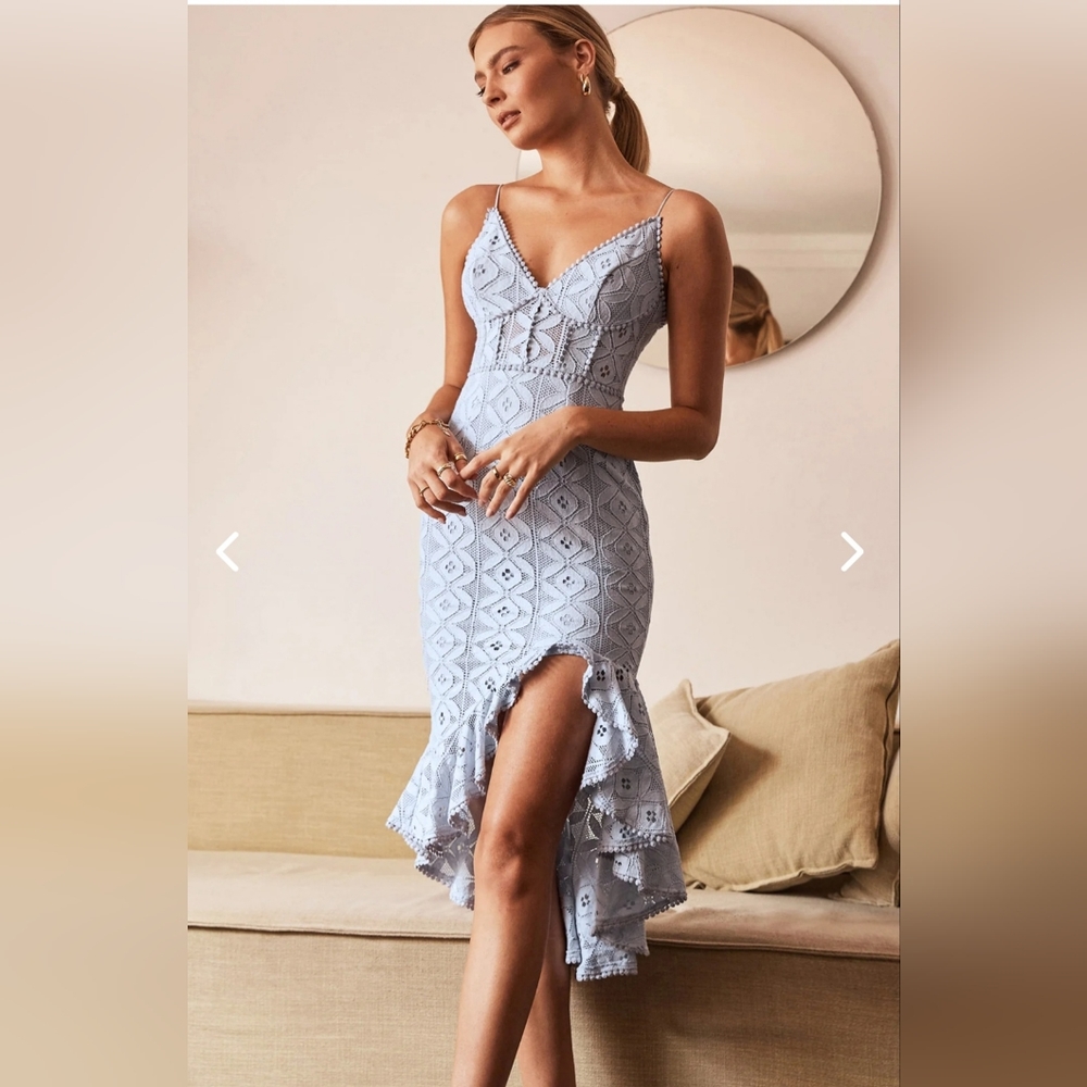 Selfie Leslie - high-low blue dress